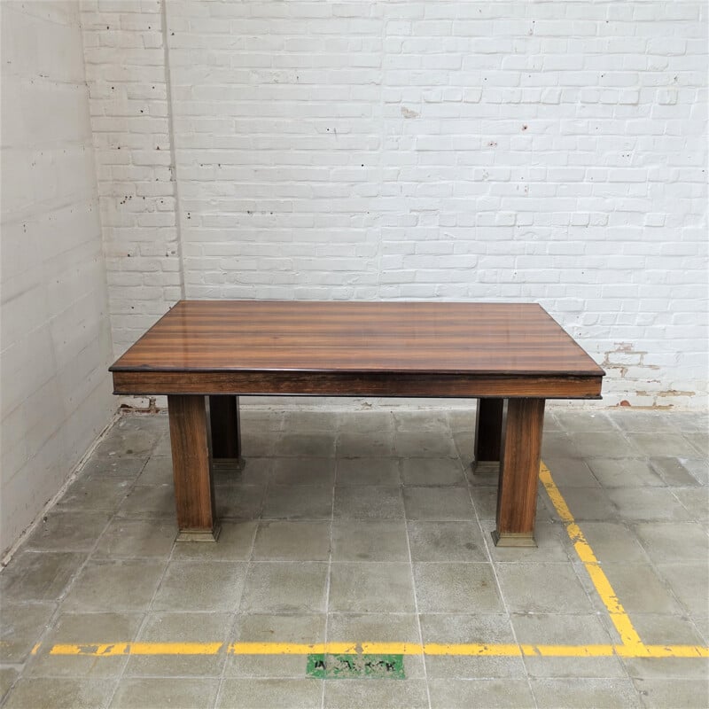 Mid-century Art Deco dining table by Decoene