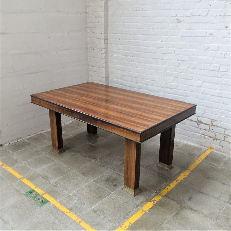 Mid-century Art Deco dining table by Decoene