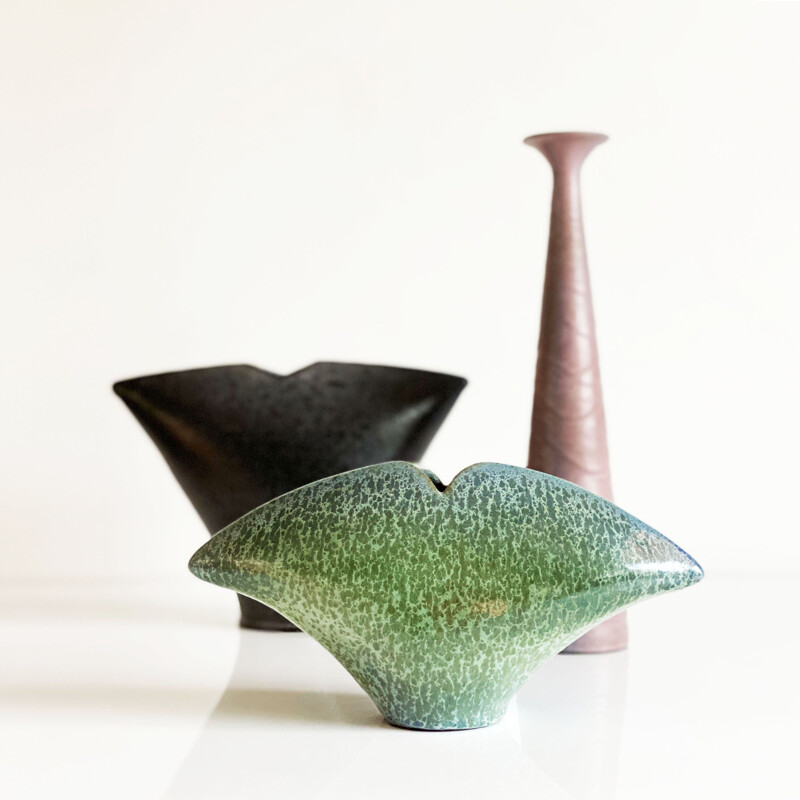 3 vintage vases by Studio Keramik, Germany 1960's