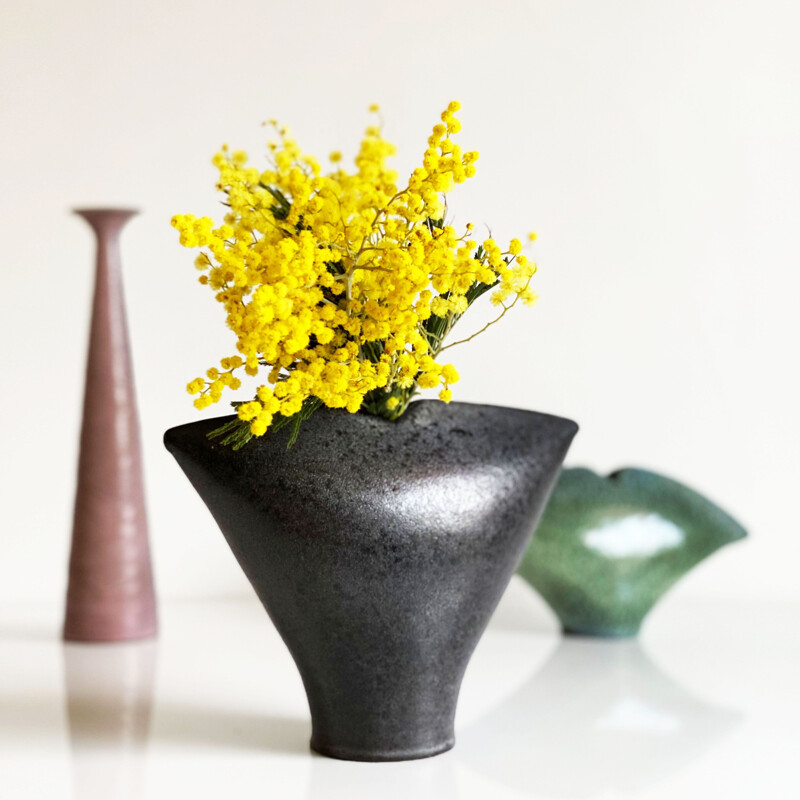 3 vases vintage par Studio Keramik, Allemagne 1960