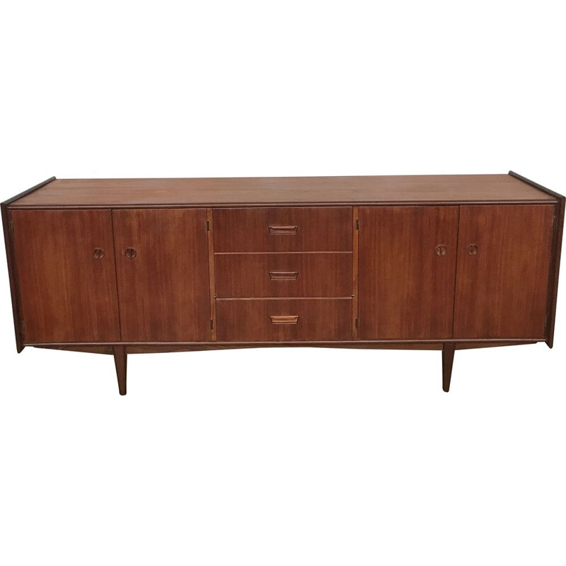 Mid-century scandinavian teak sideboard, 1960s