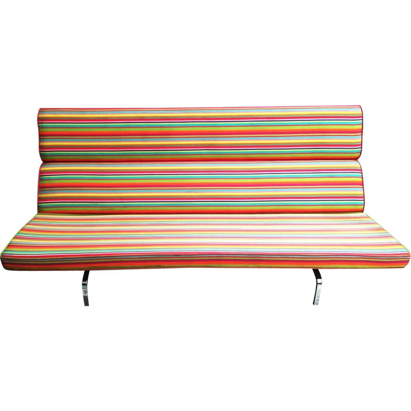 Vintage folding sofa S-473 by Eames for Vitra