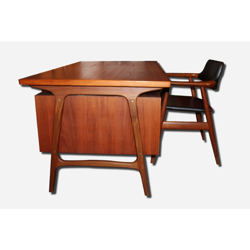 Danish teak desk - 1960s