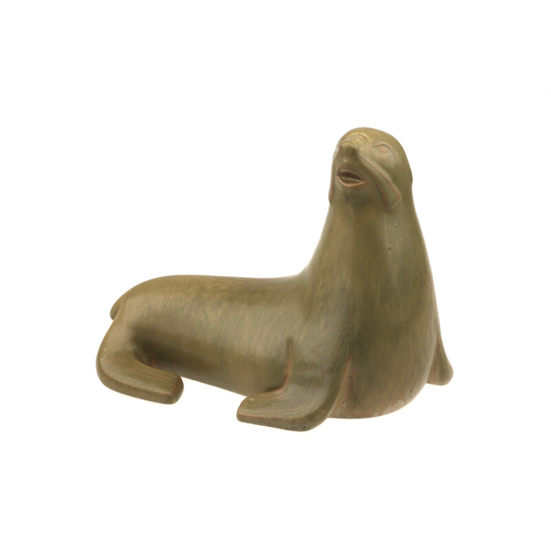 Sea lion in ceramic, Gunnar NYLUND - 1950s
