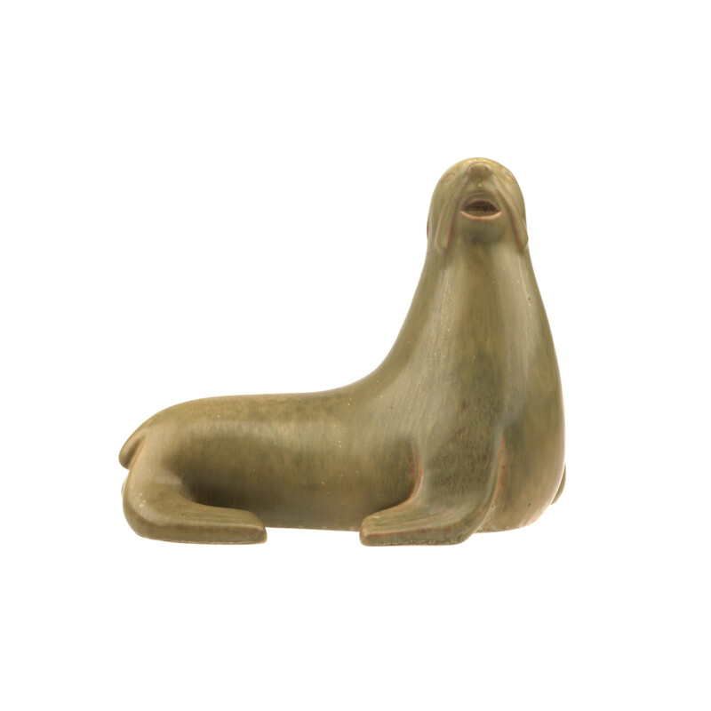 Sea lion in ceramic, Gunnar NYLUND - 1950s