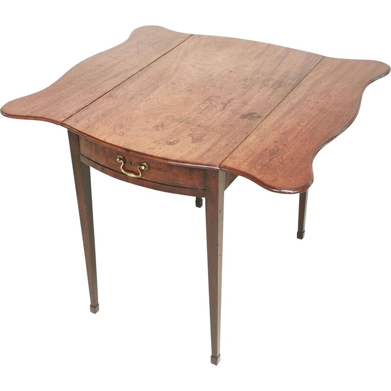 Table vintage Pembroke en acajou