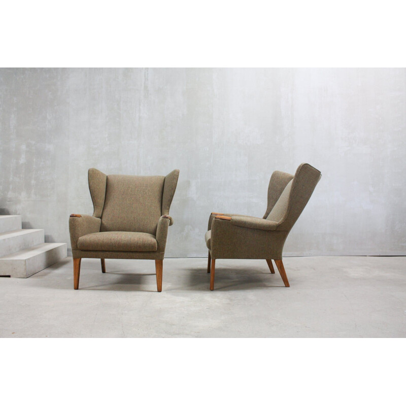 Set of 2 wingback armchairs vintage from Parker Knoll, UK 1960s