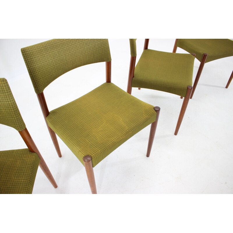 Conjunto de 4 cadeiras de teca vintage por Ejner Larsen