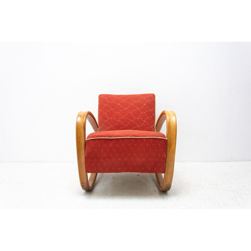 Paar Vintage-Lounge-Sessel aus Bugholz "H-269" von Jindrich Halabala, Tschechien 1930