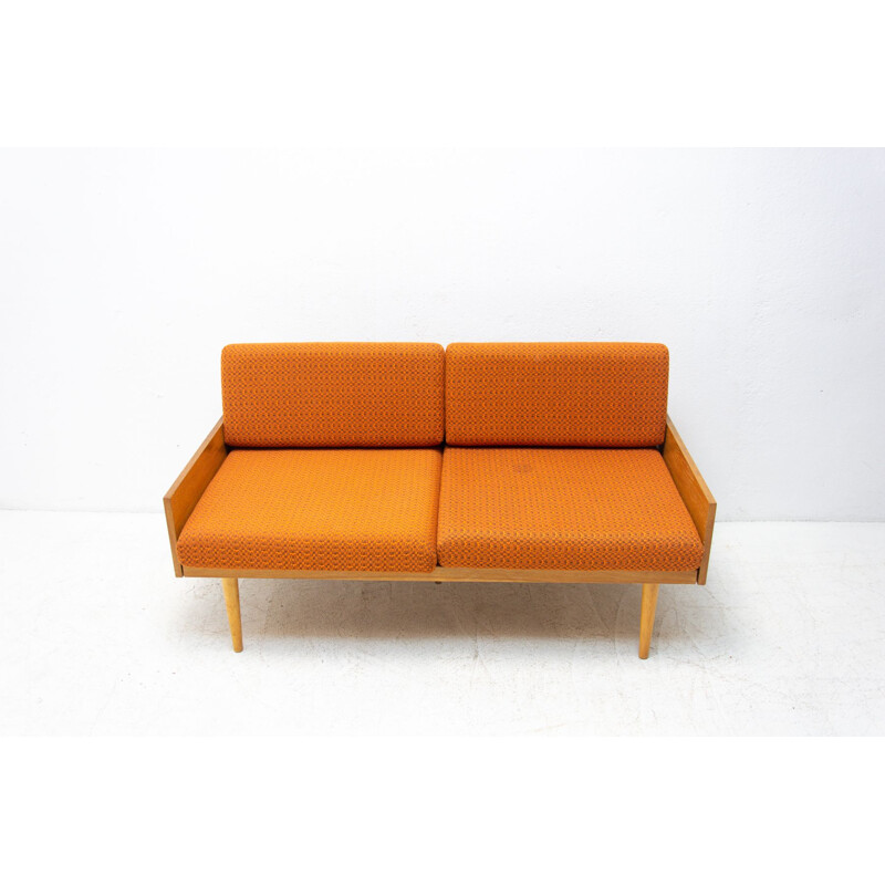 Mid century folding sofa by Interier Praha, Czechoslovakia 1960s