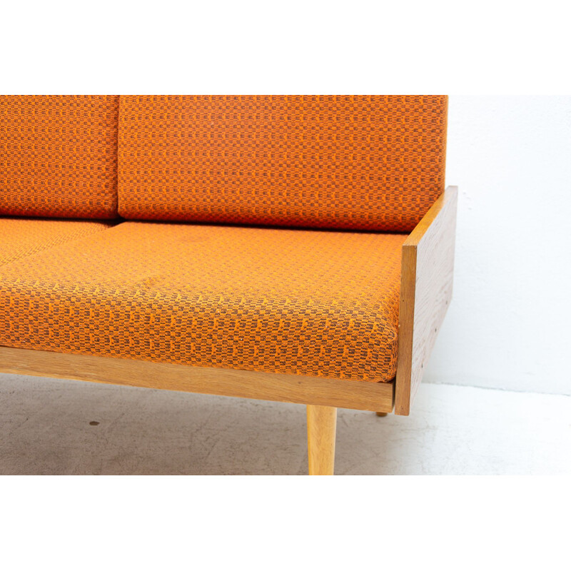 Mid century folding sofa by Interier Praha, Czechoslovakia 1960s