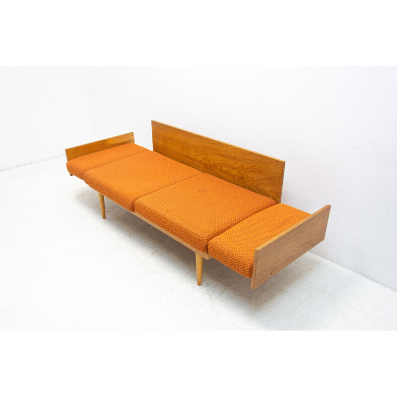 Mid century folding sofa by Interier Praha, Czechoslovakia 1960s