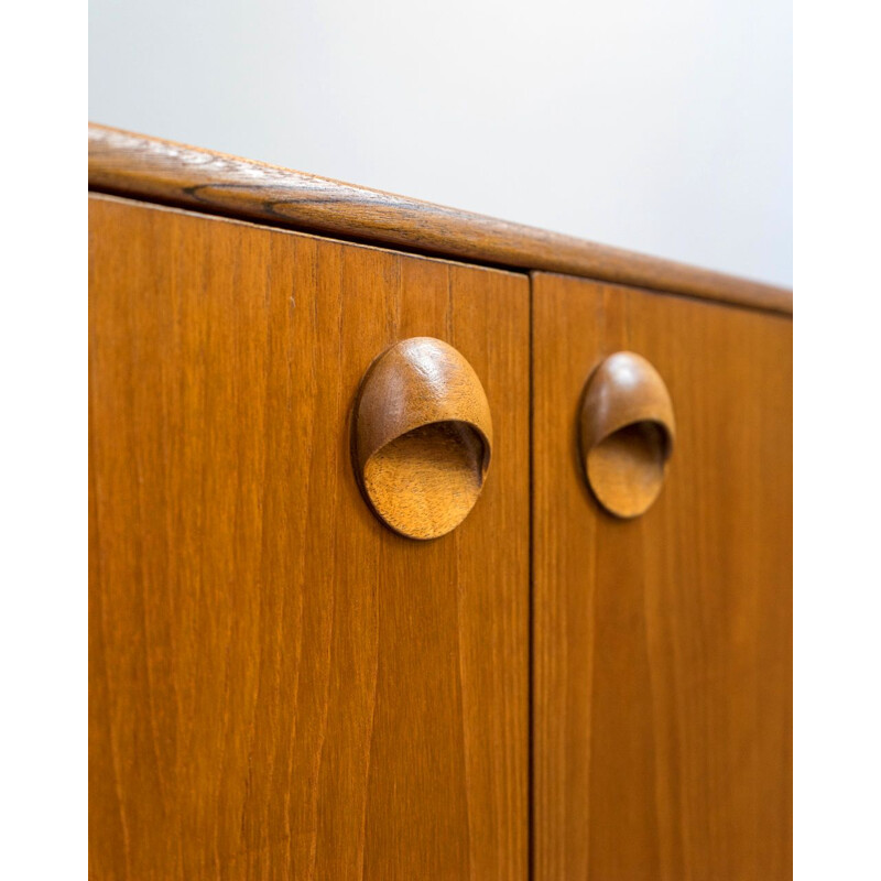 Mid century teak sideboard Dunfermline by T. Robertson for Mcintosh, UK 1960s