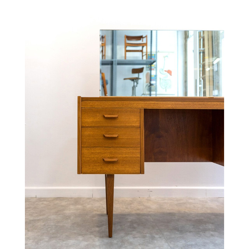 Mid century teak dressing table, UK 1970s