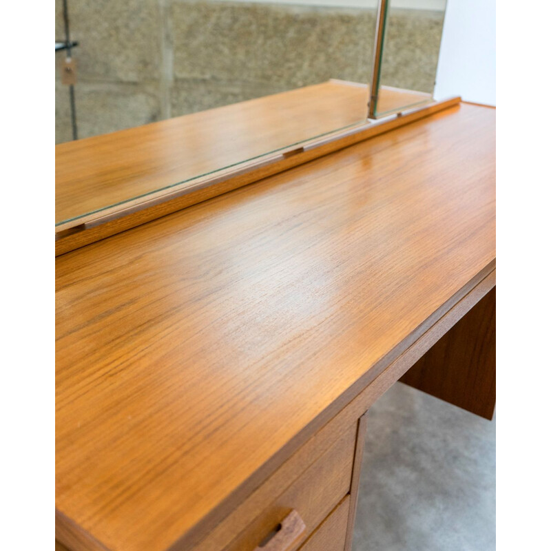 Mid century teak dressing table, UK 1970s