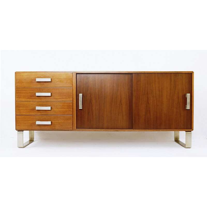 Buffet vintage avec portes coulissants et tiroirs, Italie 1970