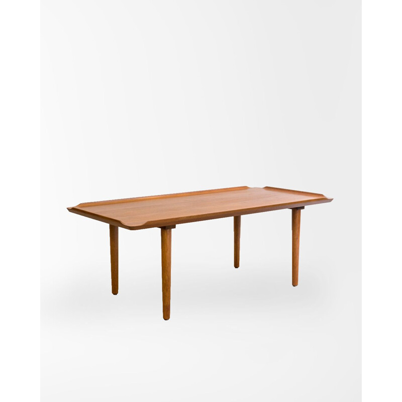 Vintage teak wood coffee table, Denmark 1960