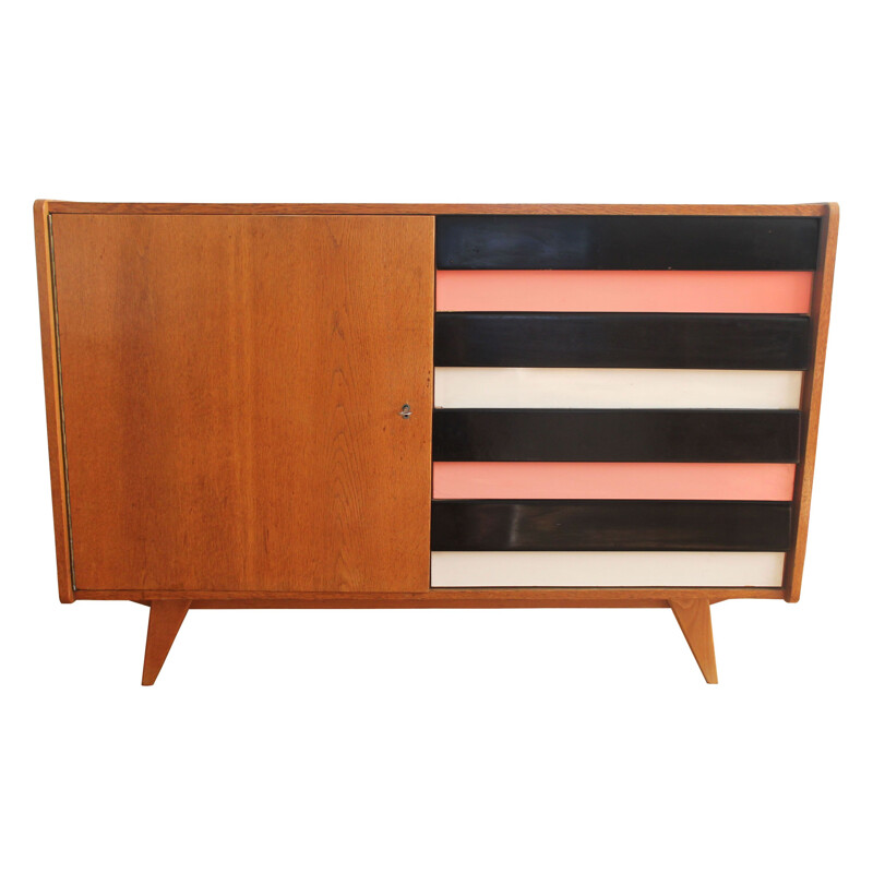 Vintage U-458 sideboard by Jiri Jiroutek for Interier Praha, Czechoslovakia 1960s