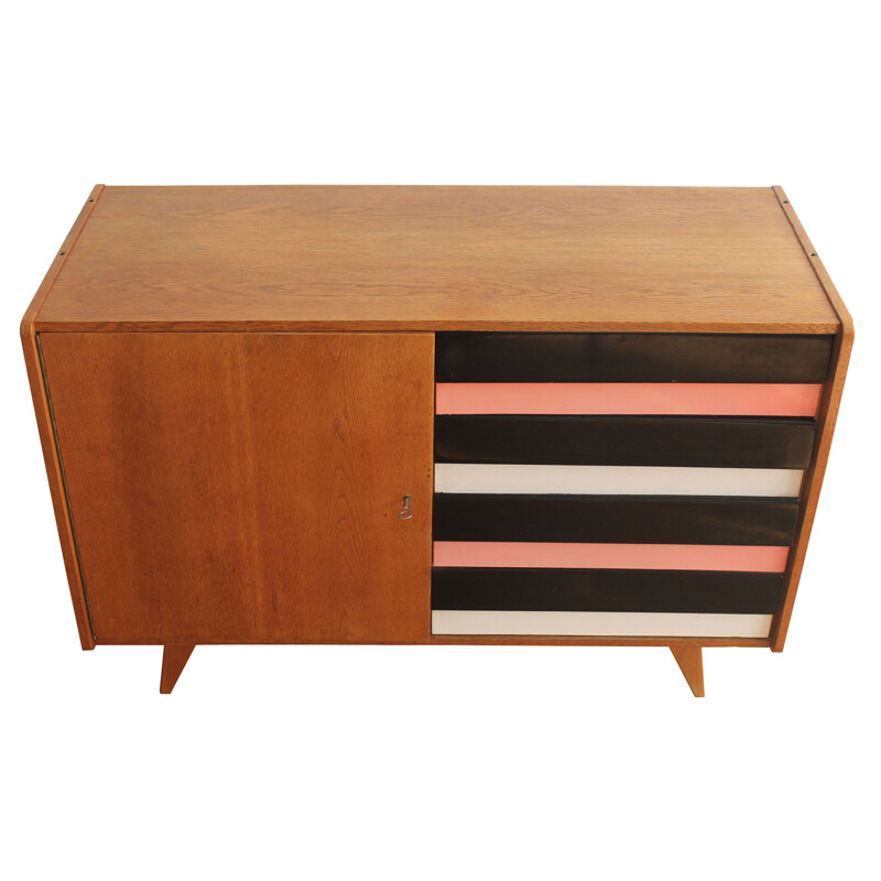 Vintage U-458 sideboard by Jiri Jiroutek for Interier Praha, Czechoslovakia 1960s