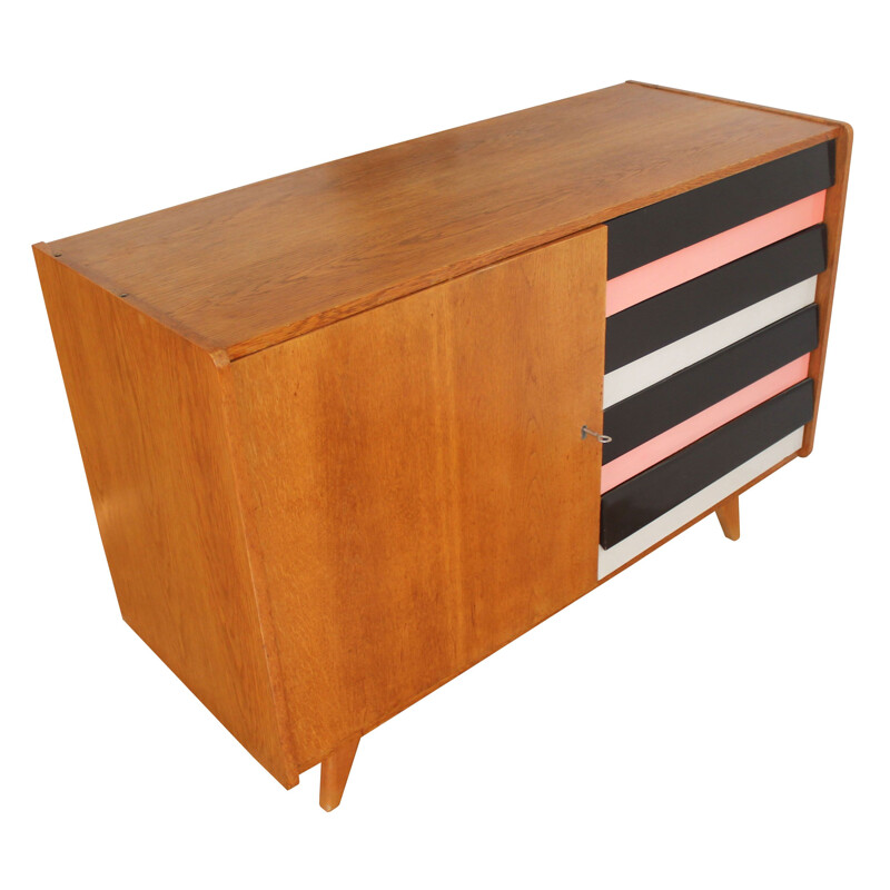 Vintage U-458 sideboard by Jiri Jiroutek for Interier Praha, Czechoslovakia 1960s