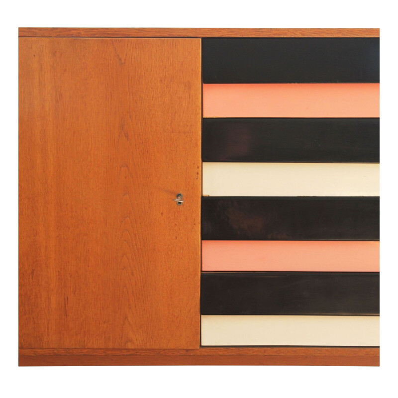 Vintage U-458 sideboard by Jiri Jiroutek for Interier Praha, Czechoslovakia 1960s