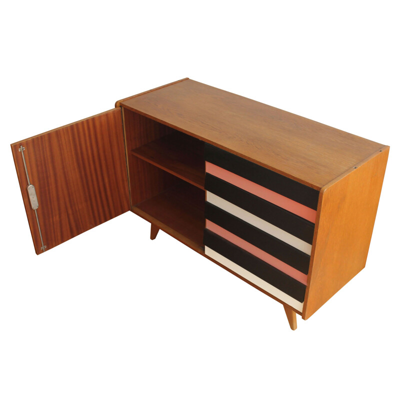 Vintage U-458 sideboard by Jiri Jiroutek for Interier Praha, Czechoslovakia 1960s