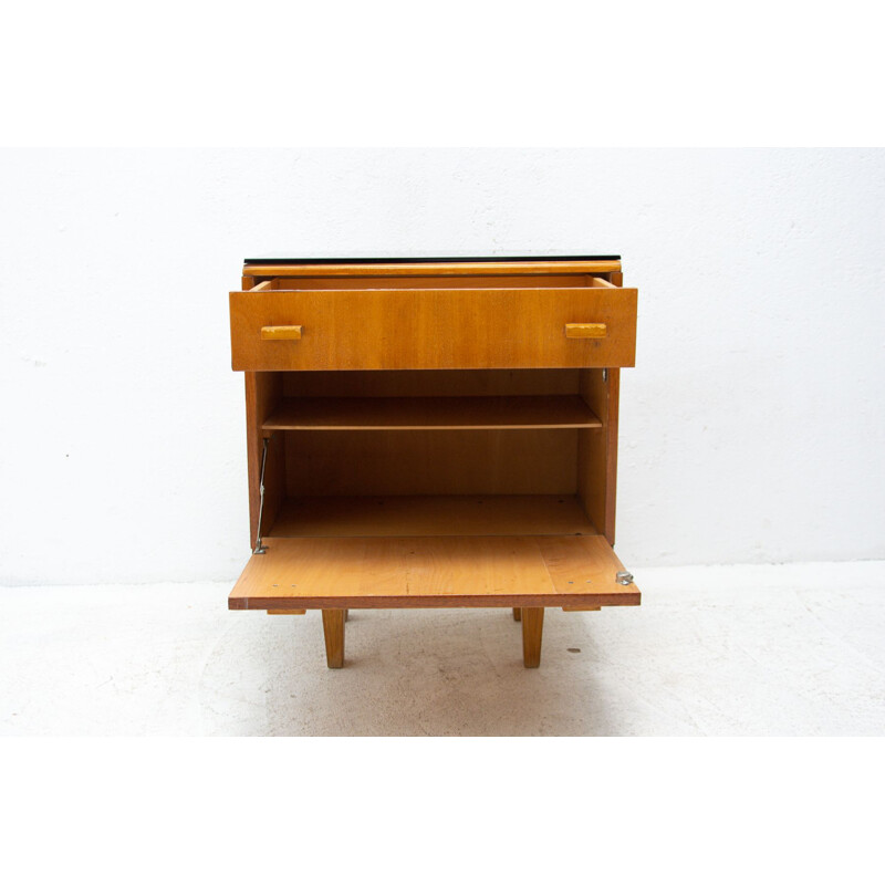 Pair of mid century night stands by Frantisek Mezulanik for Nový Domov, Czechoslovakia 1970s