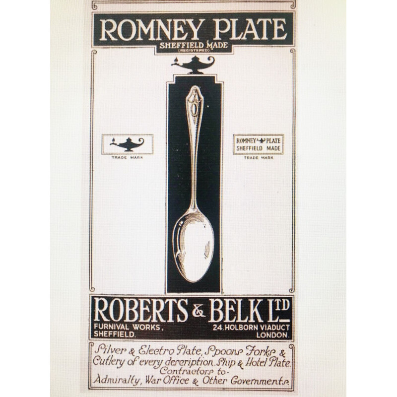 Lampe Art déco vintage par Roberts & Belk pour Romney Plate Sheffield Made, Angleterre 1920