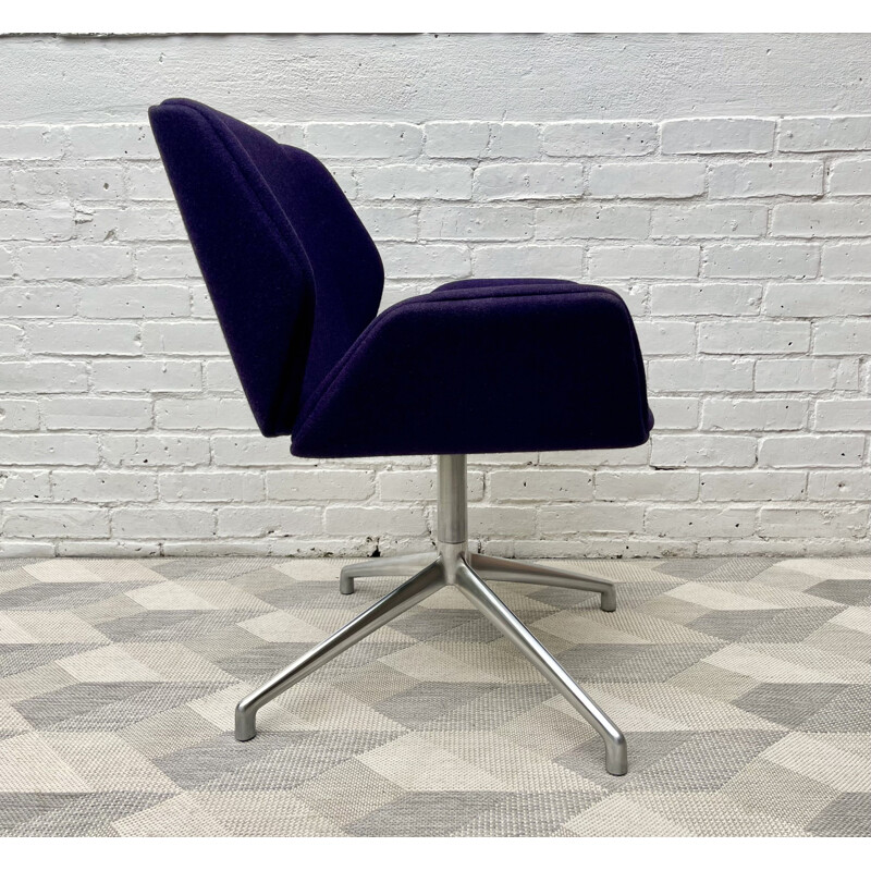 Vintage purple swivel Kruze chair by Boss Design for David Fox, 2007s