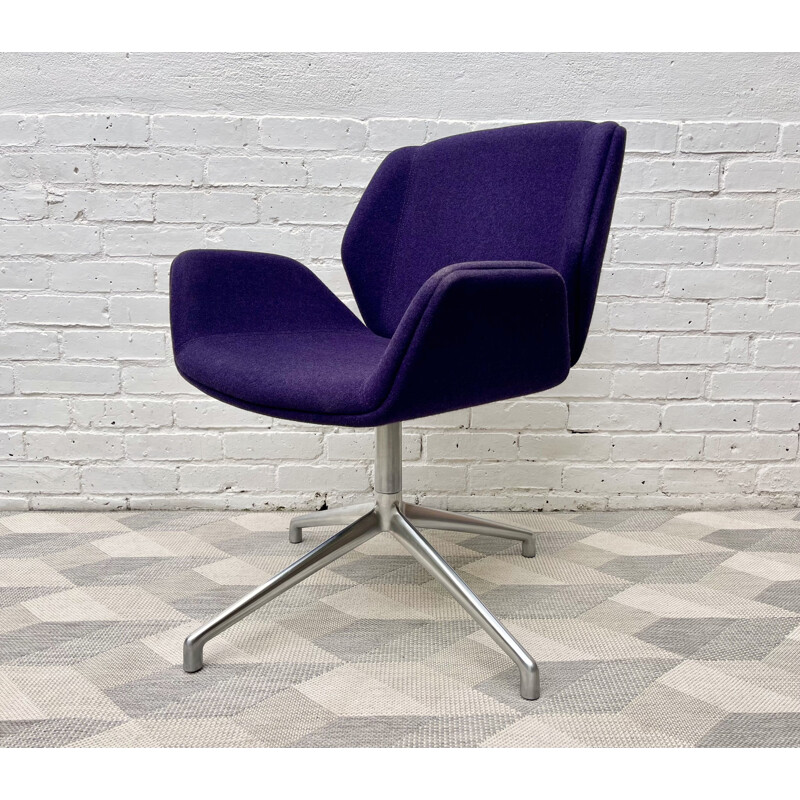 Vintage purple swivel Kruze chair by Boss Design for David Fox, 2007s