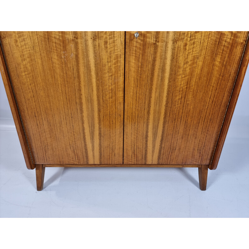 Vintage walnut wardrobe from Tatra, Czechoslovakia 1970s