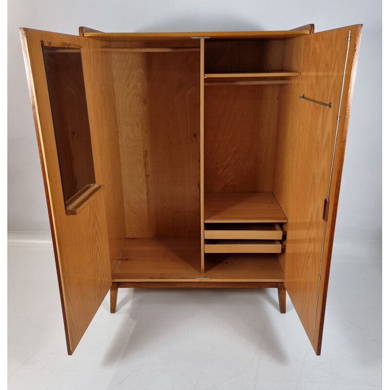 Vintage walnut wardrobe from Tatra, Czechoslovakia 1970s