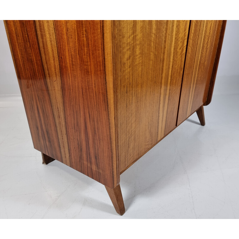 Vintage walnut wardrobe from Tatra, Czechoslovakia 1970s