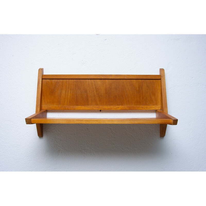 Mid century wall shelf by ULUV, Czechoslovakia 1960s