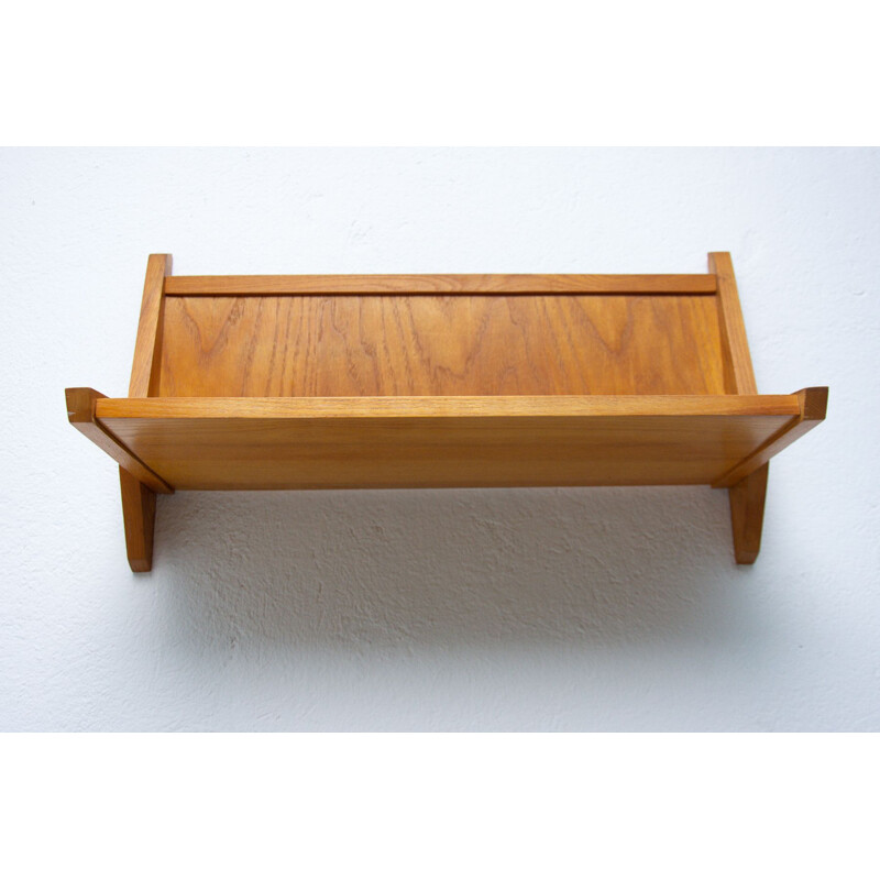 Mid century wall shelf by ULUV, Czechoslovakia 1960s