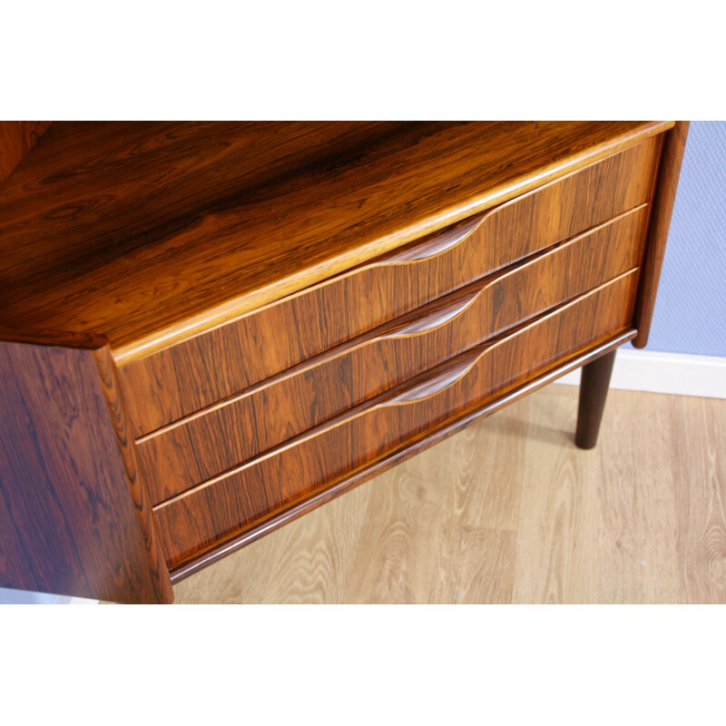 Vintage corner bar cabinet in rosewood, Denmark 1960s