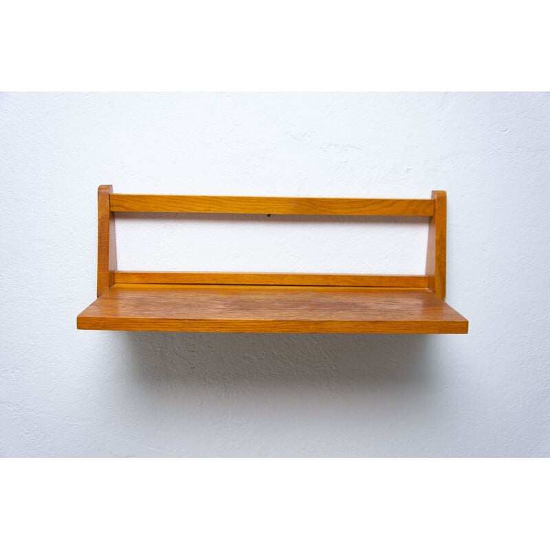 Vintage wall shelf by Uluv, Czech 1960