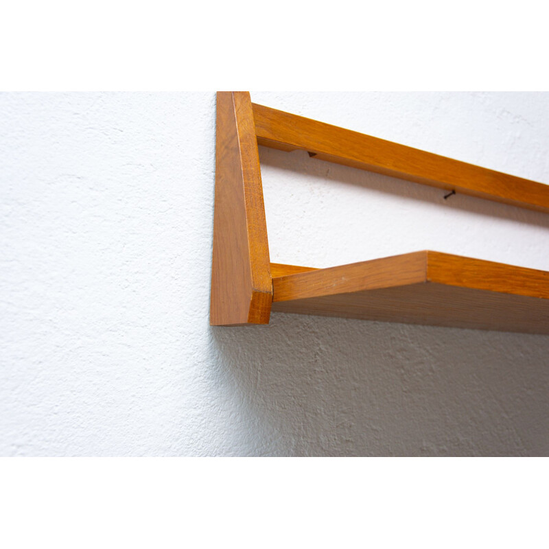 Vintage wall shelf by Uluv, Czech 1960