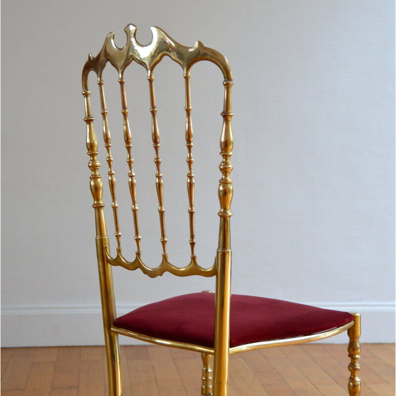 Vintage Chiavari Hollywood Regency chair, Italy 1960s