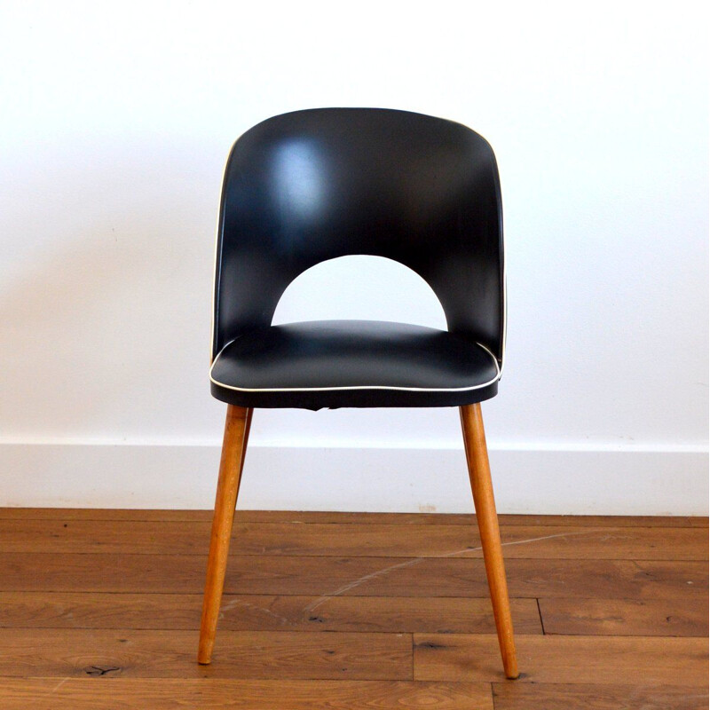 Vintage black cocktail chair by Rockabilly, 1950-1960s