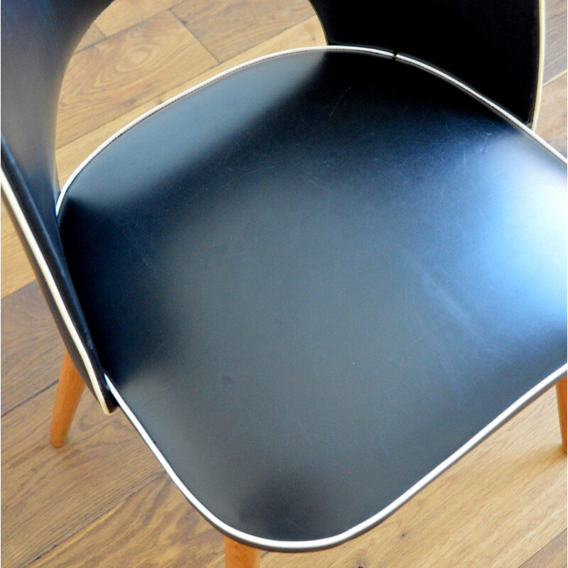 Vintage black cocktail chair by Rockabilly, 1950-1960s