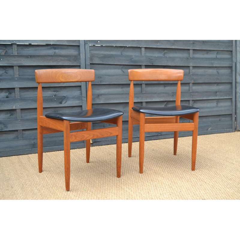 Set of 6 vintage teak chairs by Farsö Stolefabrik, Denmark