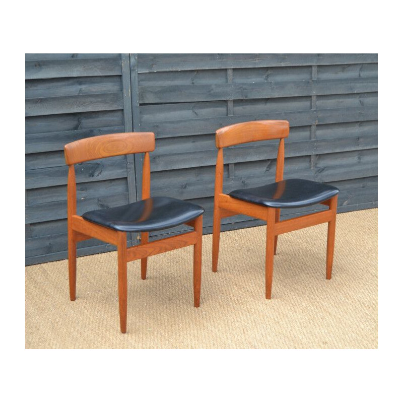 Set of 6 vintage teak chairs by Farsö Stolefabrik, Denmark