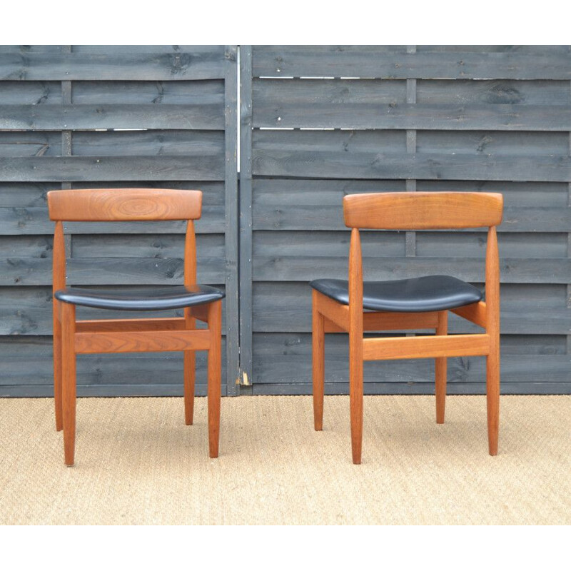 Set of 6 vintage teak chairs by Farsö Stolefabrik, Denmark