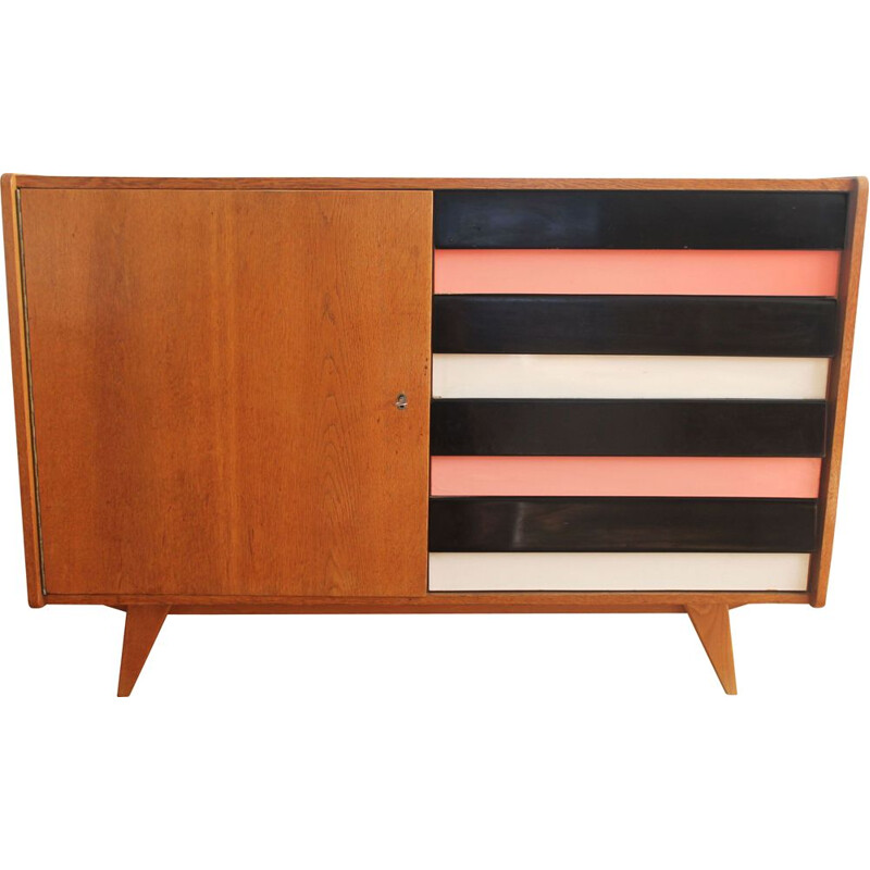 Vintage U-458 sideboard by Jiri Jiroutek for Interier Praha, Czechoslovakia 1960s