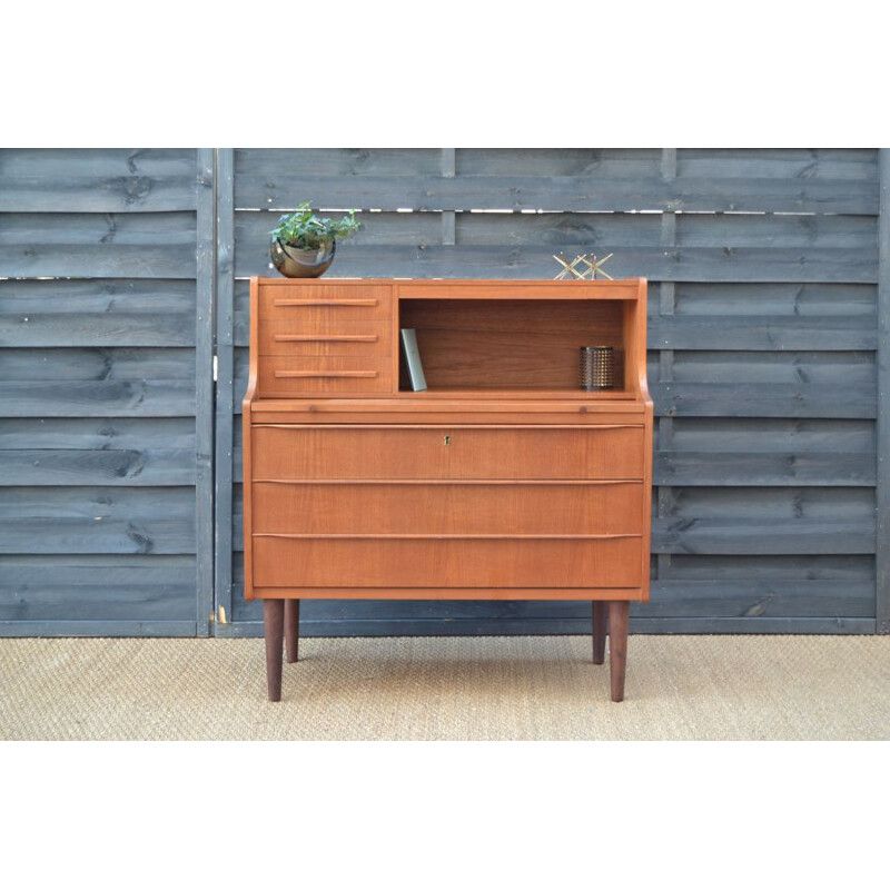 Vintage teak desk, Denmark 1960s