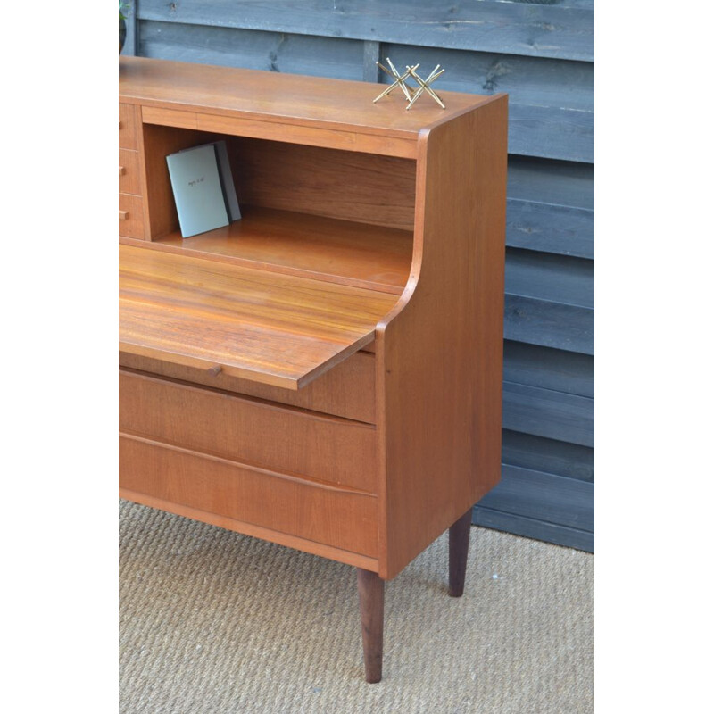 Vintage teak desk, Denmark 1960s