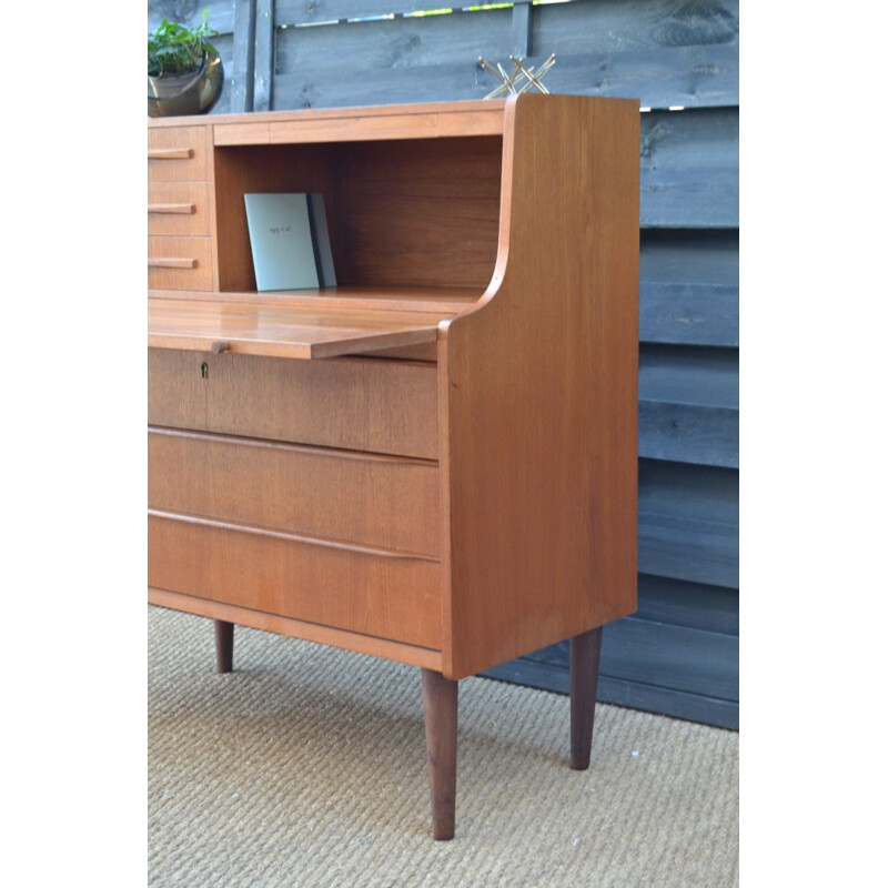 Vintage teak desk, Denmark 1960s