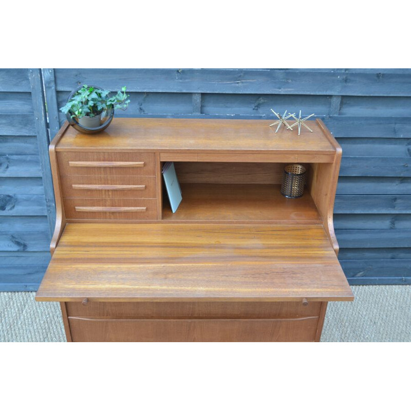 Vintage teak desk, Denmark 1960s