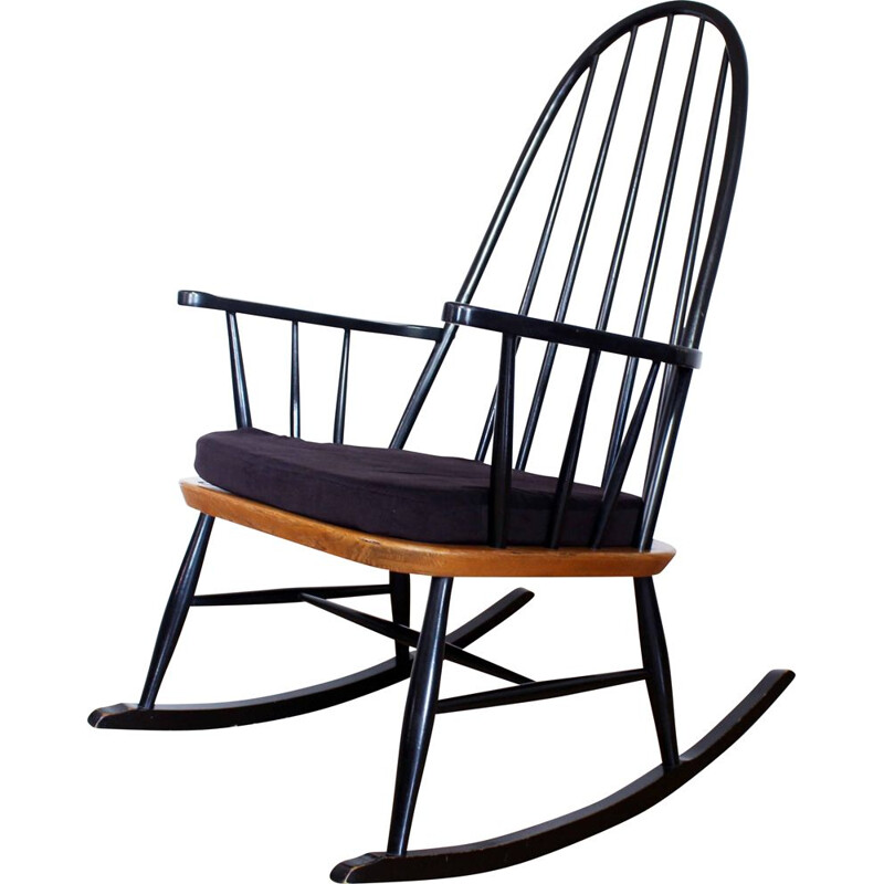 Vintage scandinavian style rocking chair, 1960s